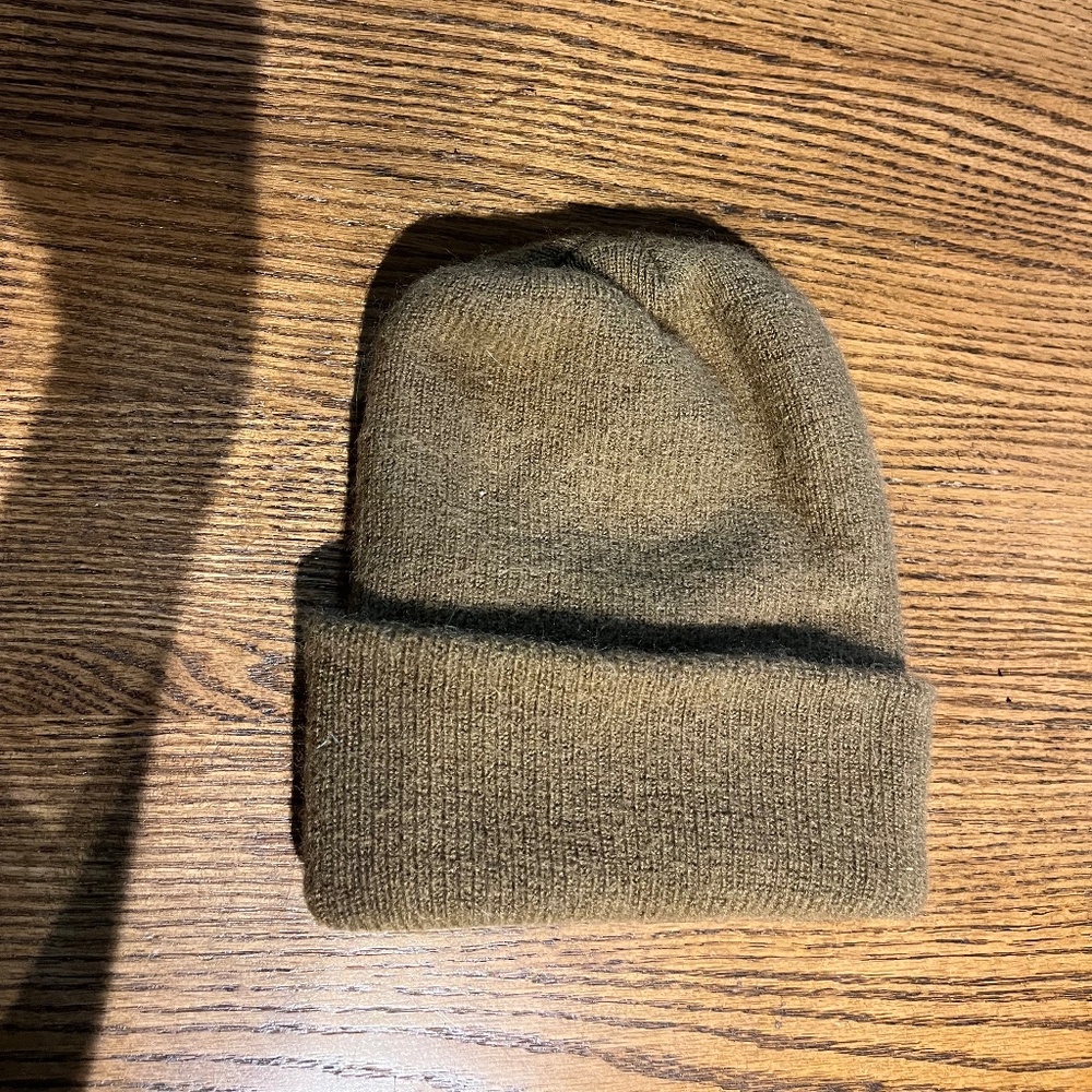 Vintage 100 wool beanie vtg workwear like carhartt 90s grunge skater made in usa - Picture 6 of 8